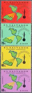 El Salvador #859-860 & C360-C361 MNH     