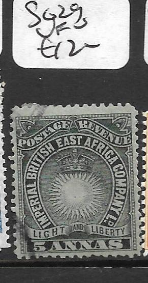 BRITISH EAST AFRICA (P1009B) SUN  5A SG 29  VFU