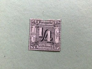 Old Germany Thurn and Taxis 1865/6 mounted mint misprint stamp Ref A4804