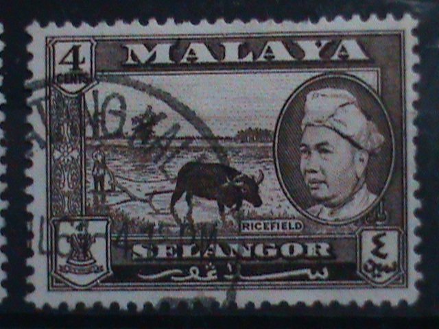 ​MALAYSIA STAMPS: 1961 SC#86 -VERY OLD USED SETS STAMP. VERY RARE