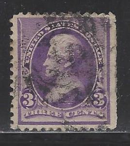 United States Scott # 221, used