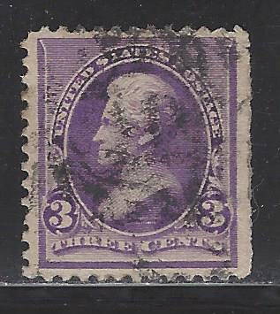 United States Scott # 221, used