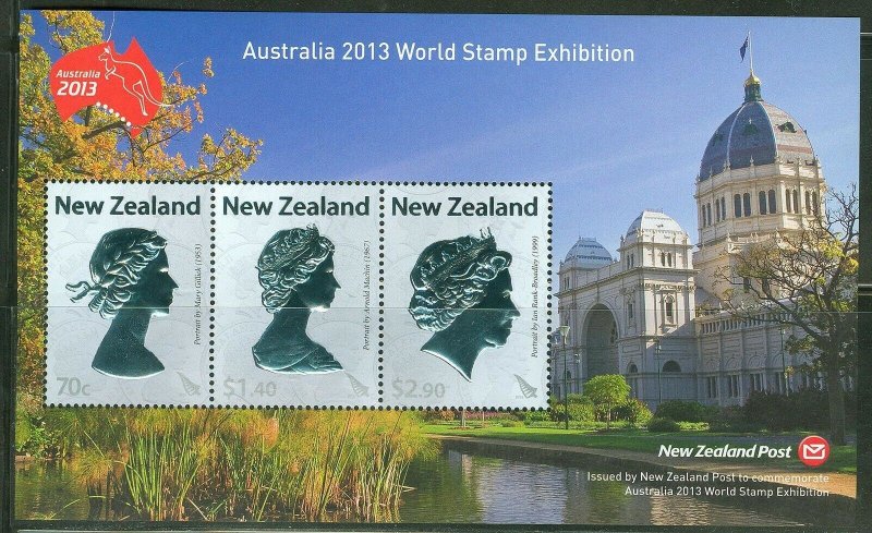 NEW ZEALAND 2013 60th CORONATION OF QUEEN ELIZABETH II  SOUVENIR SHEET