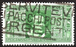 1932, Italy 25c, Used, Sc 271