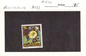 Australia 436 Used Blue Gum Flower 1968 (SC0_465)