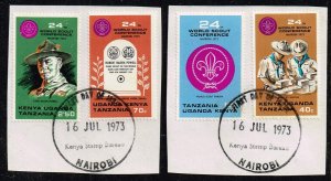 British East Africa 1973,Sc.#263_6 used  24th World Scout Conference, Nairobi