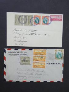 EDW1949SELL : GUATEMALA Very interesting collection of 40 covers with many nice