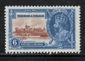 Trinidad and Tobago 1935 Silver Jubilee 6c Scott # 45 MH