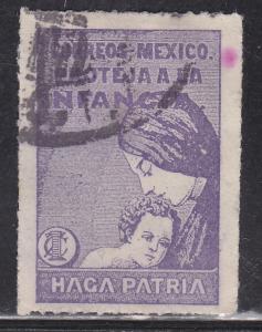 Mexico RA5 Postal Tax Stamp - Mother and Child 1929