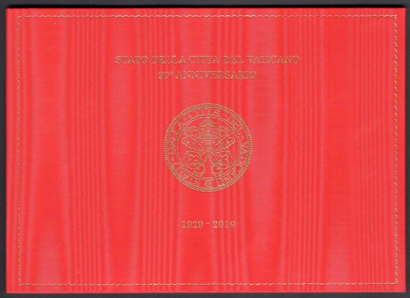 2019 Vatican - Stamp + Cloth Envelope - Official Folder, MNH**