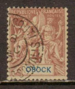 Obock   #34  Used  (1892)  c.v. $2.00