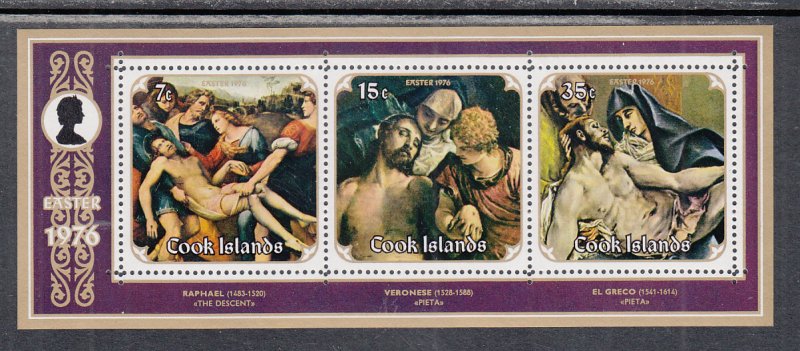 Cook Islands 444a Easter Souvenir Sheet MNH VF