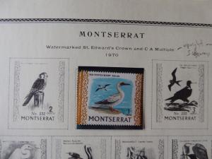 Montserrat 1903-1954 Mint/Used Stamp Collection on Scott Int Album Pages