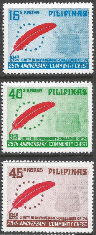 PHILIPPINES 1392 MNH BIRDS L888-2