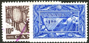 CANADA #301-302 USED/MIXED CONDITION