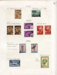 GREECE; 1940s early fine small mint & used range on album page