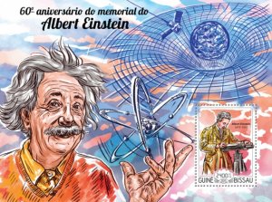 GUINE BISSAU 2015 SHEET ALBERT EINSTEIN gb15114b