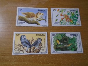 Rwanda  #  1226-29   MNH   Birds