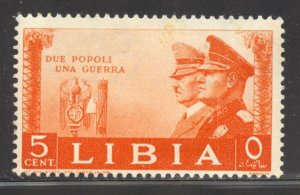 Libya Scott 95 Unused HDG - 1941 Hitler and Mussolini - SCV $2.10