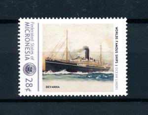 [90668] Micronesia  Ships Devanha Ocean Liners P$O  MNH