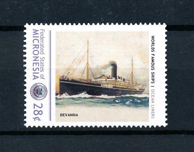 [90668] Micronesia  Ships Devanha Ocean Liners P$O  MNH