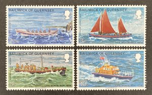 Guernsey 1973 #91-4, Lifeboats, MNH.