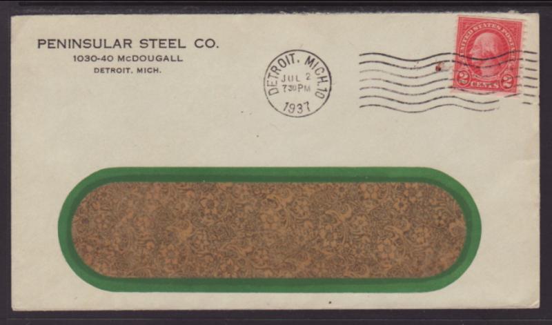 Pennisular Steel Co,Detroit,MI 1937 Cover