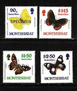 Montserrat-Scott#647-50-Unused NH specimen set-Insects-Bu