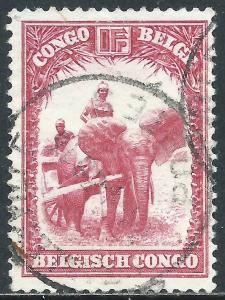 Belgian Congo, Sc #147, 1fr Used