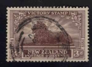 New Zealand Scott 168 Used stamp from 1920 Victory Issue,