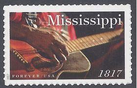 #5190 (49c Forever) 200th Anniv. Mississippi Statehood 2017 Mint NH