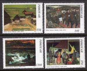 Faroe Islands 228-231 Paintings MNH VF