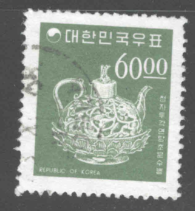 Korea Scott 524 Used tea pot stamp