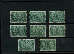 ?8 X Two cent Jubilee  lot used Canada