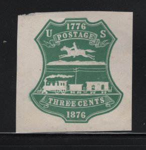 U219 VF-XF unused cut square with nice color cv $ 30 ! see pic !