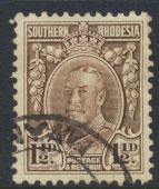 Southern  Rhodesia  SG 16c Used - perf 12