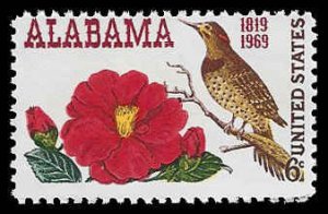 PCBstamps   US #1375 6c Alabama Statehood, MNH, (22)