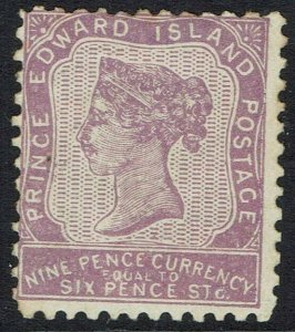 PRINCE EDWARD ISLAND 1862 QV 9D 