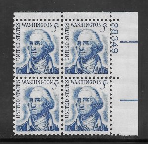 #1283 MNH Plate Block