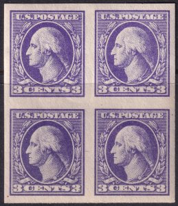 #535 Mint OG, XF, Block of 4, 2 OG/2 NH (CV $60) (CV $11 - ID35482) - Joseph ...