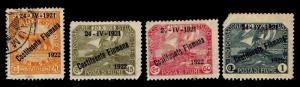 1921 Italy-Fiume - 1st Constituent Assembly - Most OGH - VF - $72.25 (ESP#1565)