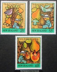 New Zealand Scott 854-856 Mint never hinged.