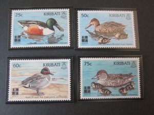 Kiribati 1999 Sc 737-40 Bird set MNH