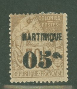 Martinique #14 Unused Single