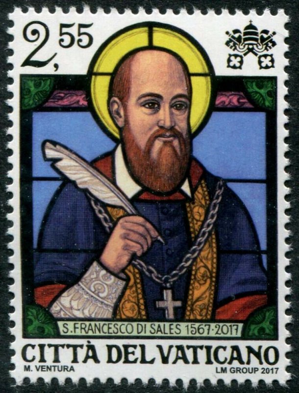 HERRICKSTAMP NEW ISSUES VATICAN CITY Sc.# 1669 St. Francis de Sales