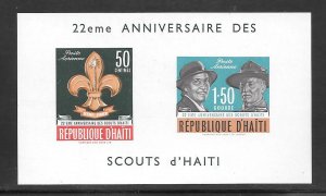 Haiti # C194-C195a MNH Souvenir Sheet (my1209)