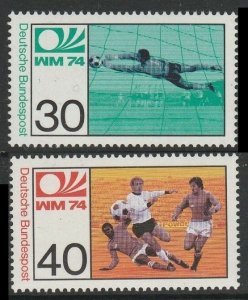 1974 Germany West 811-812 1974 FIFA World Cup in Munich 3,00 €