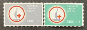 Ireland 1963 #190-1, Red Cross, MNH.