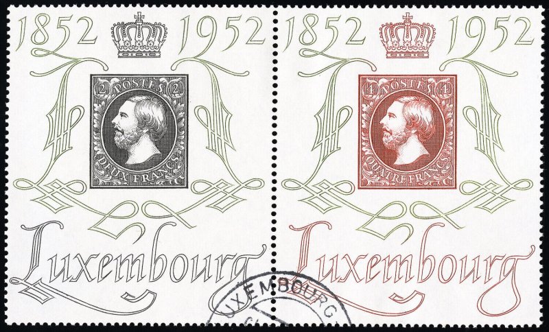 Luxembourg Stamps # 278-9 Used XF Pair Scott Value $110.00