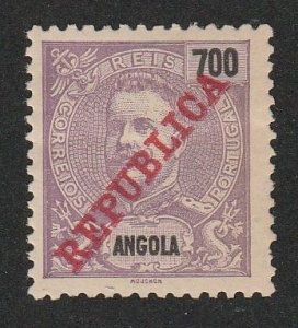 ANGOLA #102 MINT HINGED